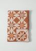 Toast | Jacquard Star Wool Blanket | Rust/Soft Peach
