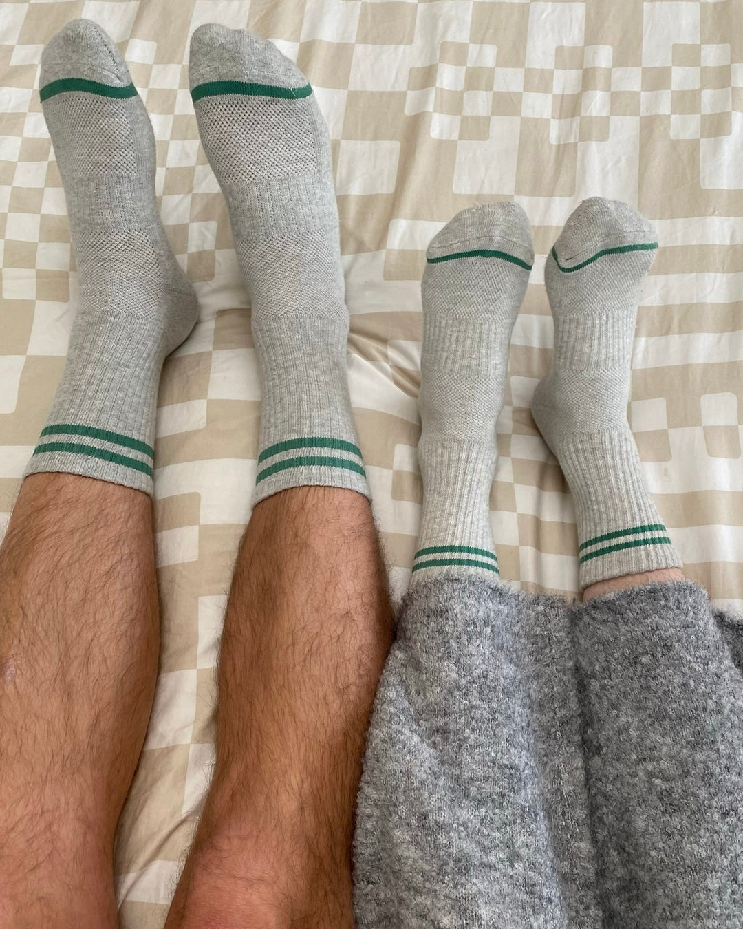 Le Bon Shoppe | Extended Boyfriend Socks | Lt Grey