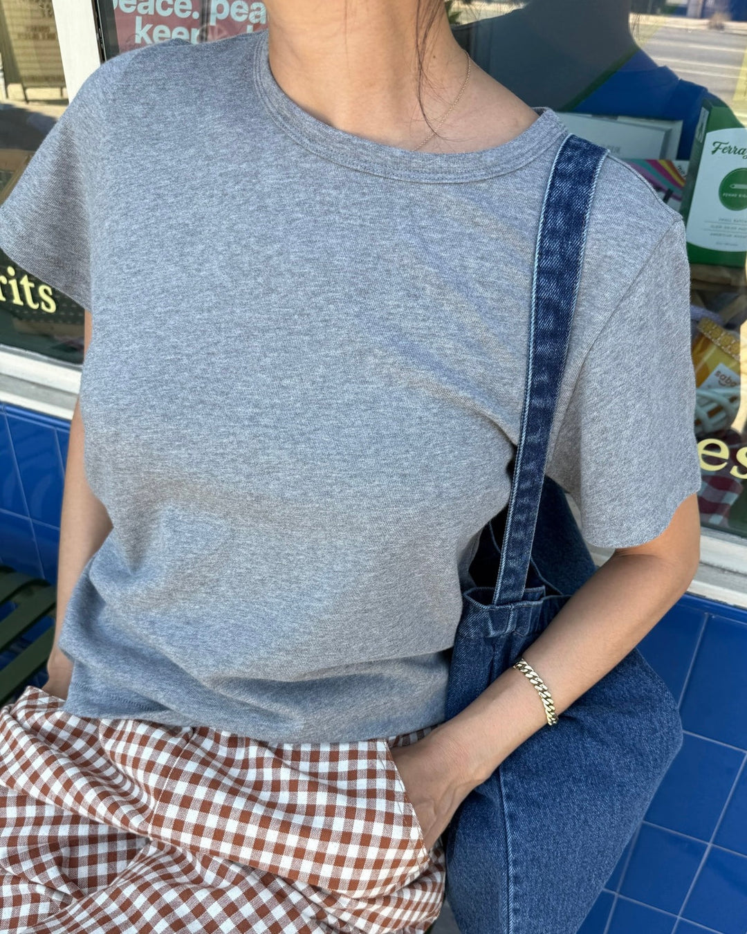 Le Bon Shoppe | The Go to Tee | Melange Grey