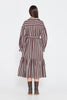 Tiny Big Sister | Striped Shirt | Brown