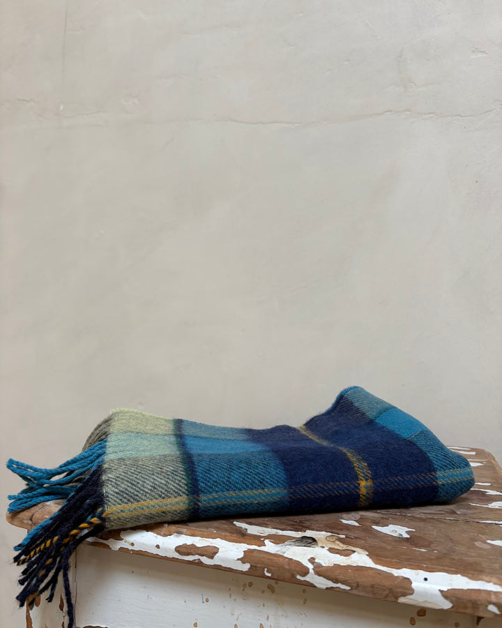 McNutt | Unisex Lambswool Scarf | Riverside Plaid