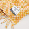 Molloy & Sons | Basket Weave Tweed Blanket | Yellow