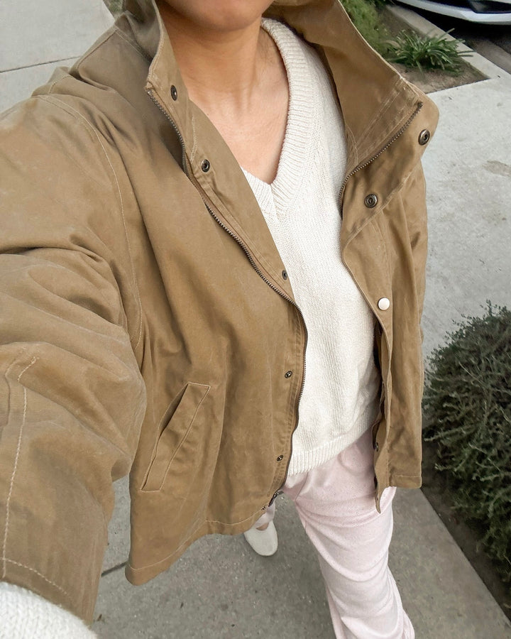 Le Bon Shoppe | Blair Waxed jacket | Khaki