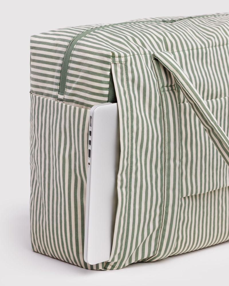 Baggu | Cloud Carry On | Sage Stripe