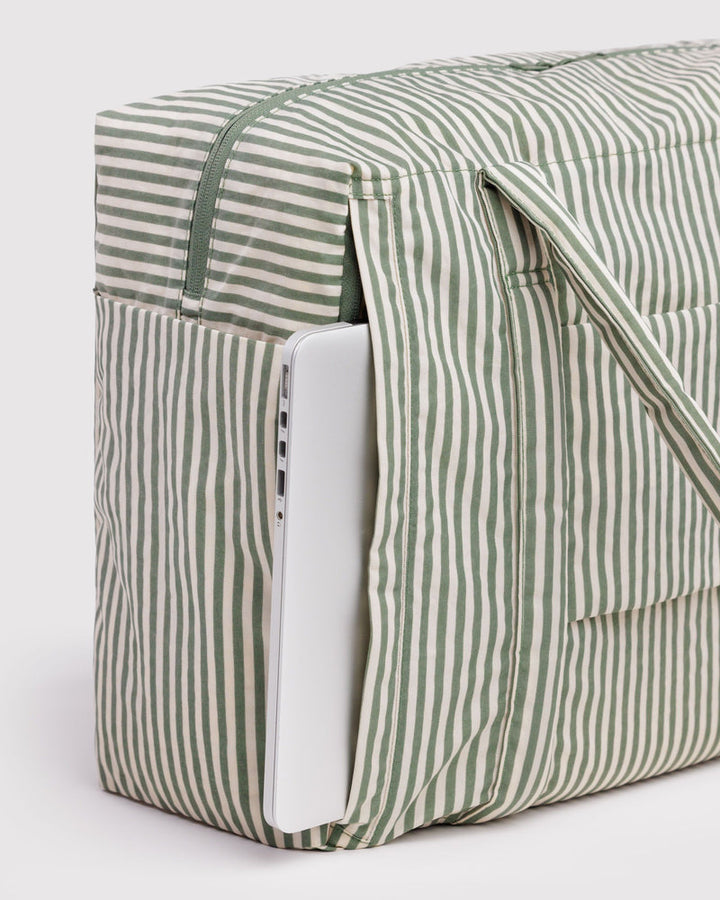 Baggu | Cloud Carry On | Sage Stripe