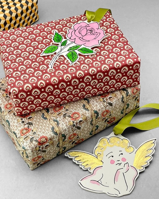 Scribble & Daub | Cherub Christmas decoration