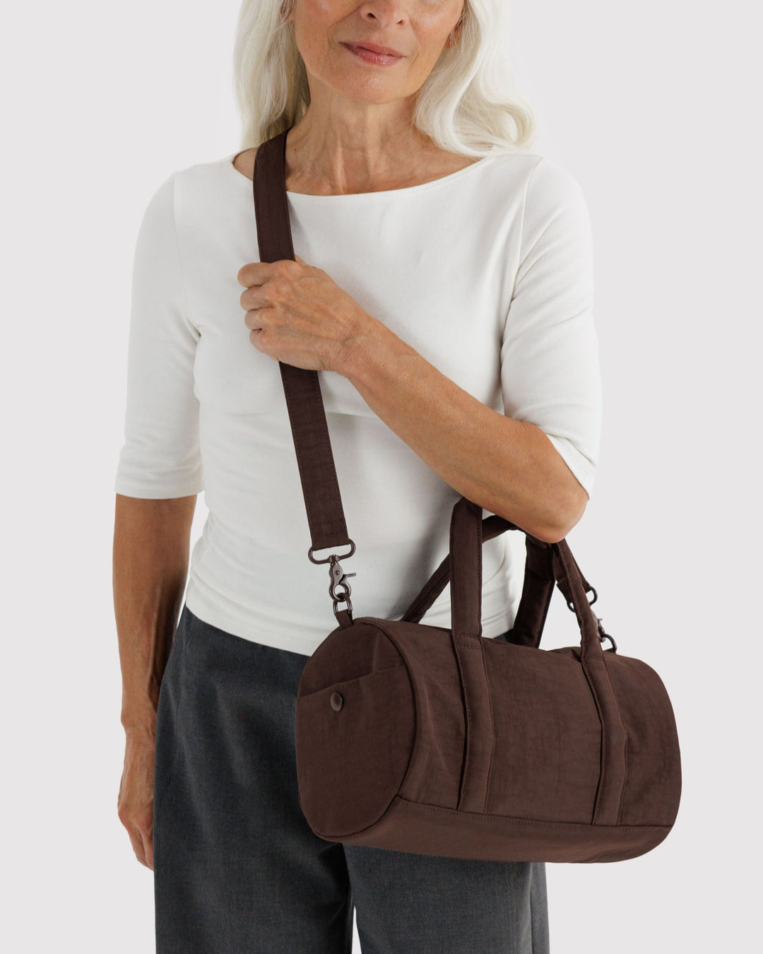 Baggu | Nylon Duffel Bag | Coffee