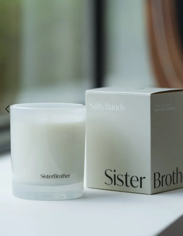 Sister Brother | Candle | Salty Hands