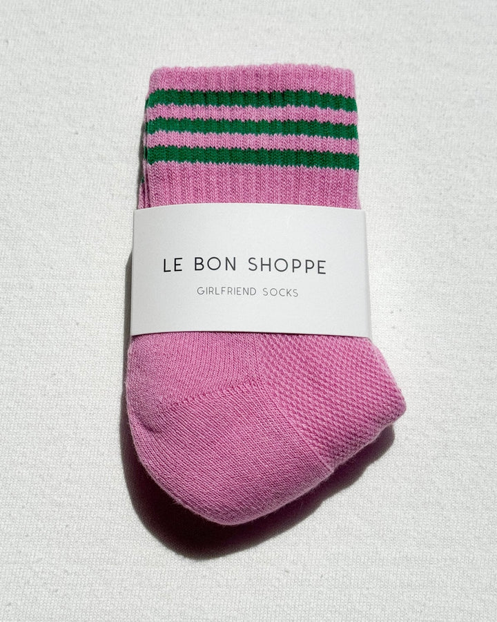 Le Bon Shoppe | Girlfriend Socks | Rose Pink