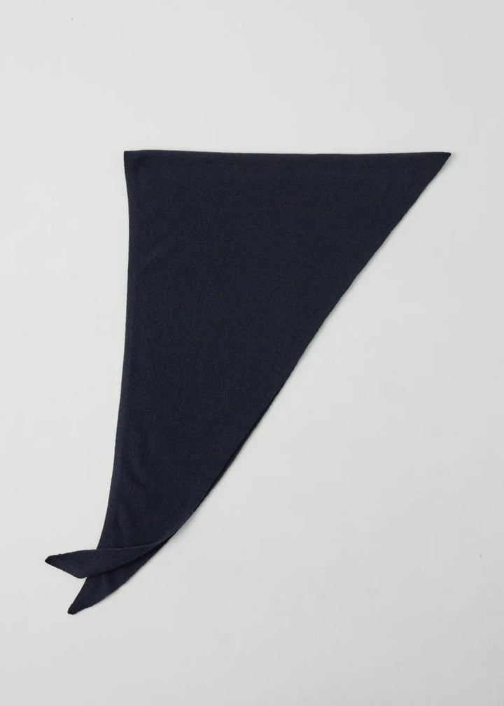 Toast | Wool Cashmere Large Bandana | Dark Navy