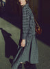 Toast | Ollie binding check cotton wool shirt | Black Ecru