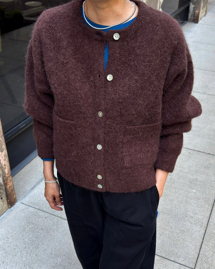 Le Bon Shoppe | Amélie Alpaca Cardigan | Chocolate
