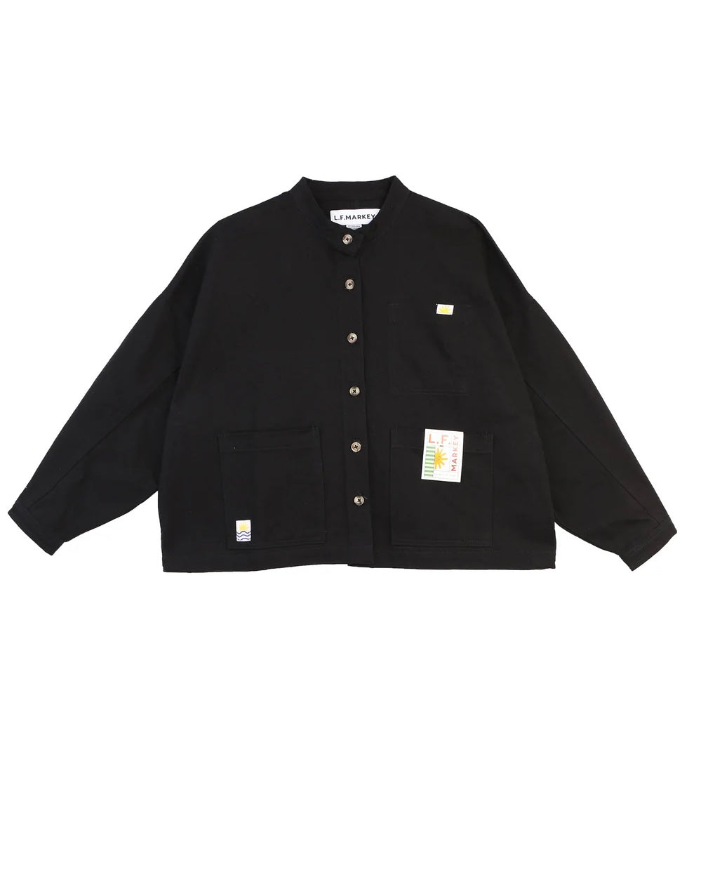 LF Markey | Wide Chore Coat | Black