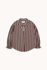 Tiny Big Sister | Striped Shirt | Brown