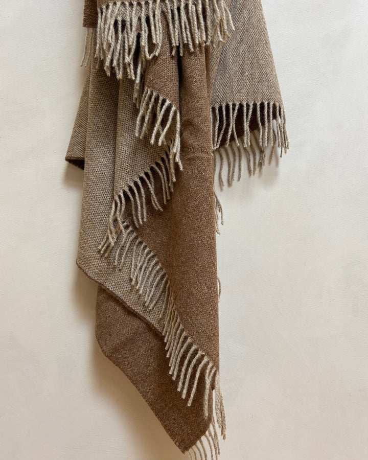 McNutt | Collection Blanket | Chestnut Reversible