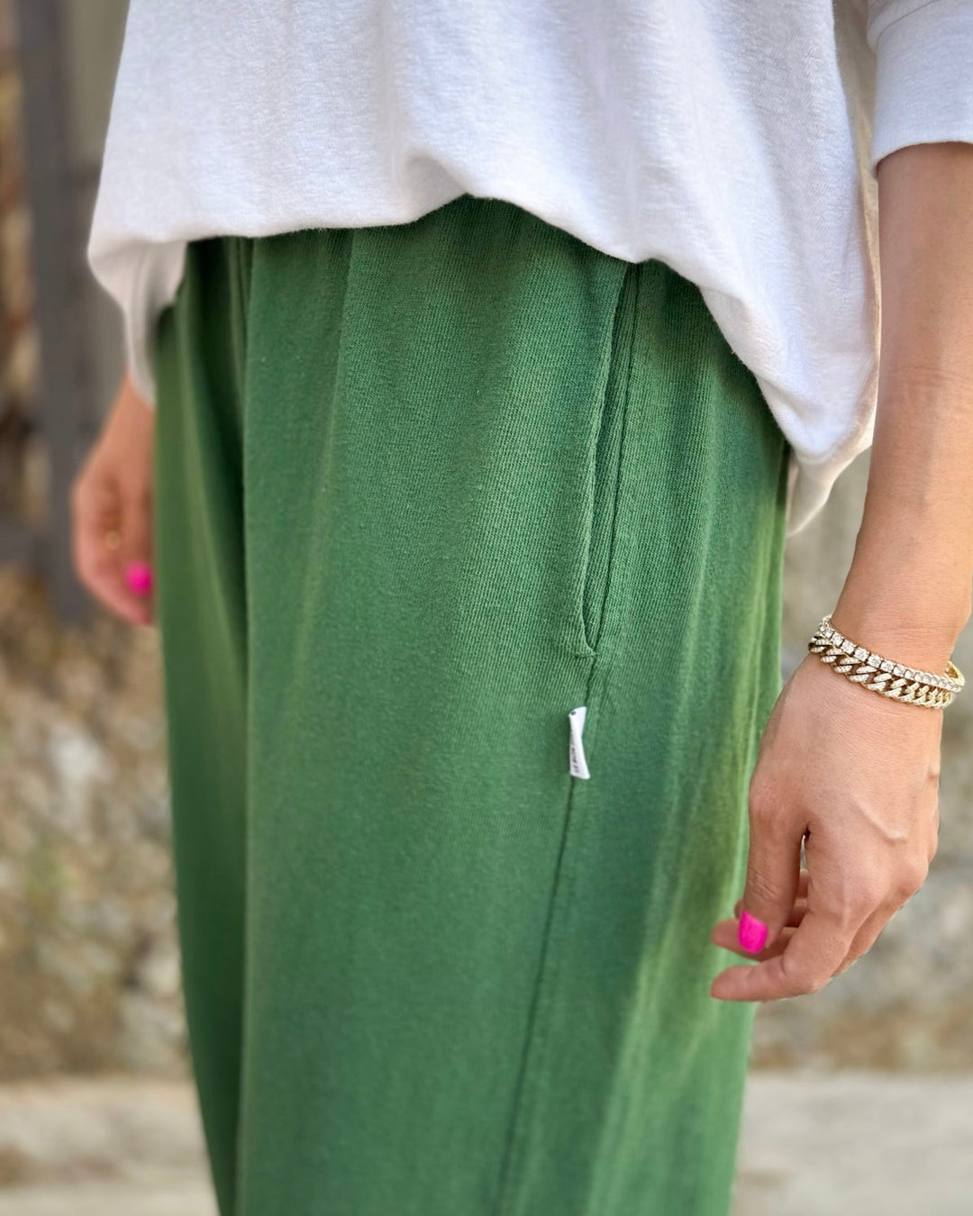 Le Bon Shoppe | Balloon pants | Moss Green