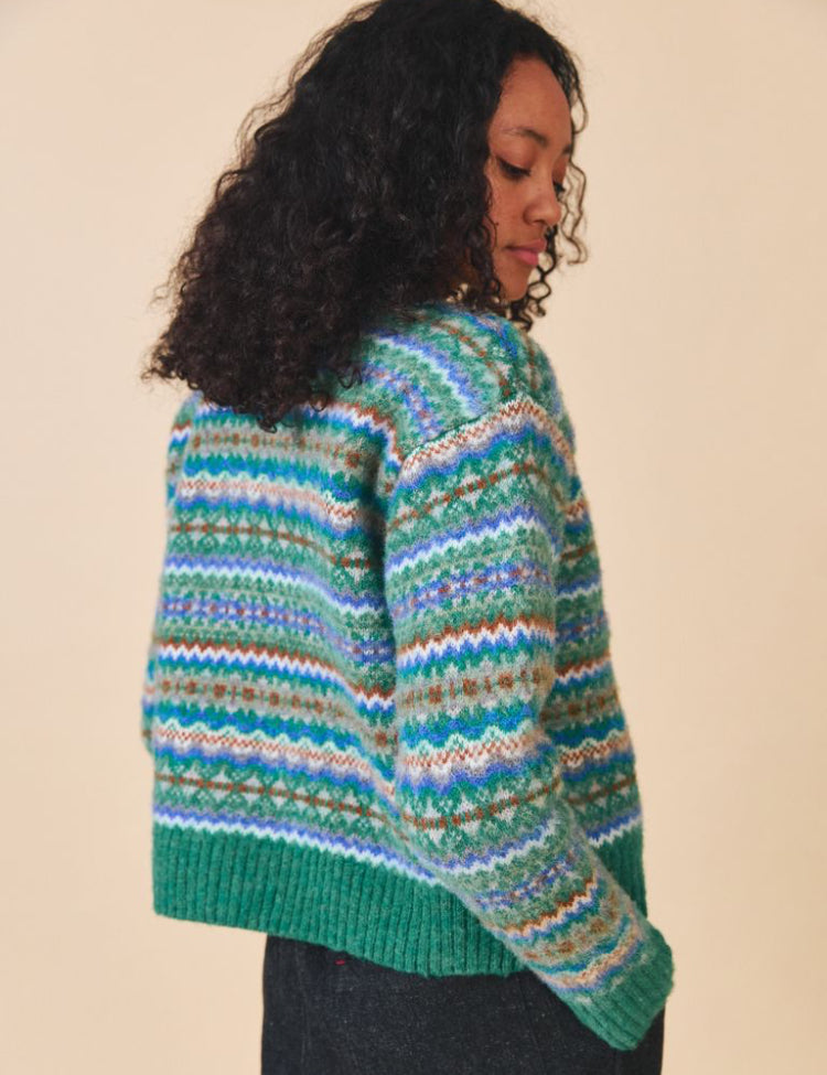 Sideline | Lola Cardigan | Green Mix