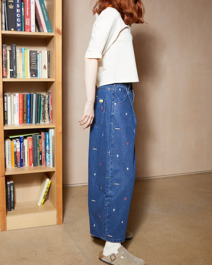 LF Markey | Mason Jeans | Puzzle Embroidery