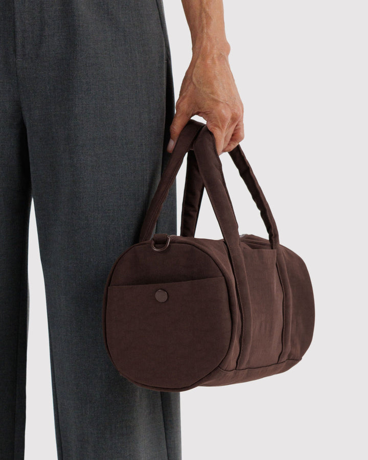 Baggu | Nylon Duffel Bag | Coffee