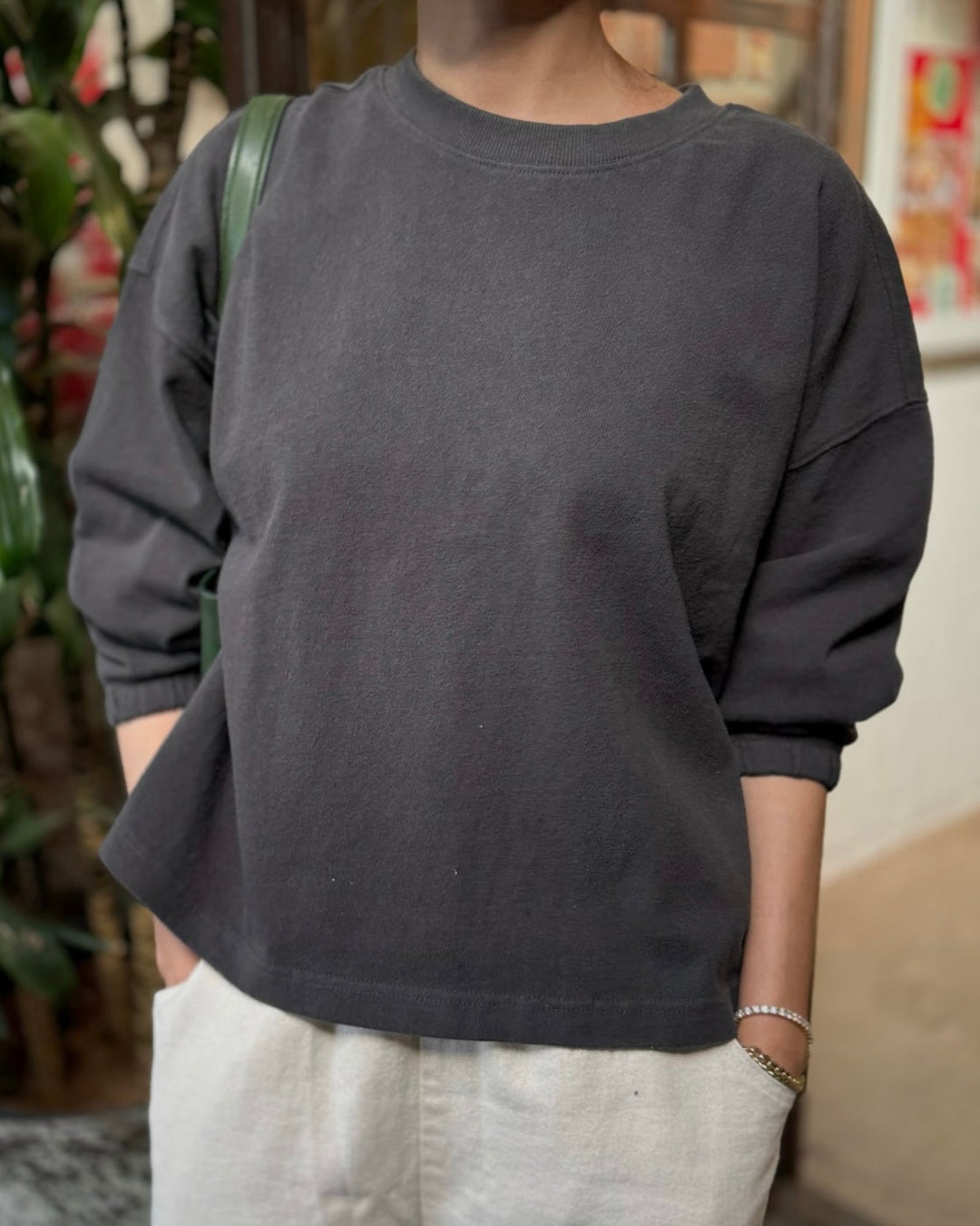 Le Bon Shoppe | Naturelle Tee | Slate Grey