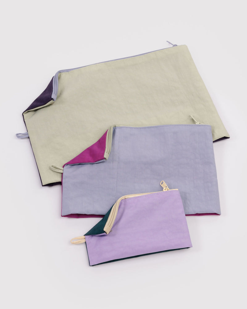 Baggu | Go Pouch Set | Lagoon Mix