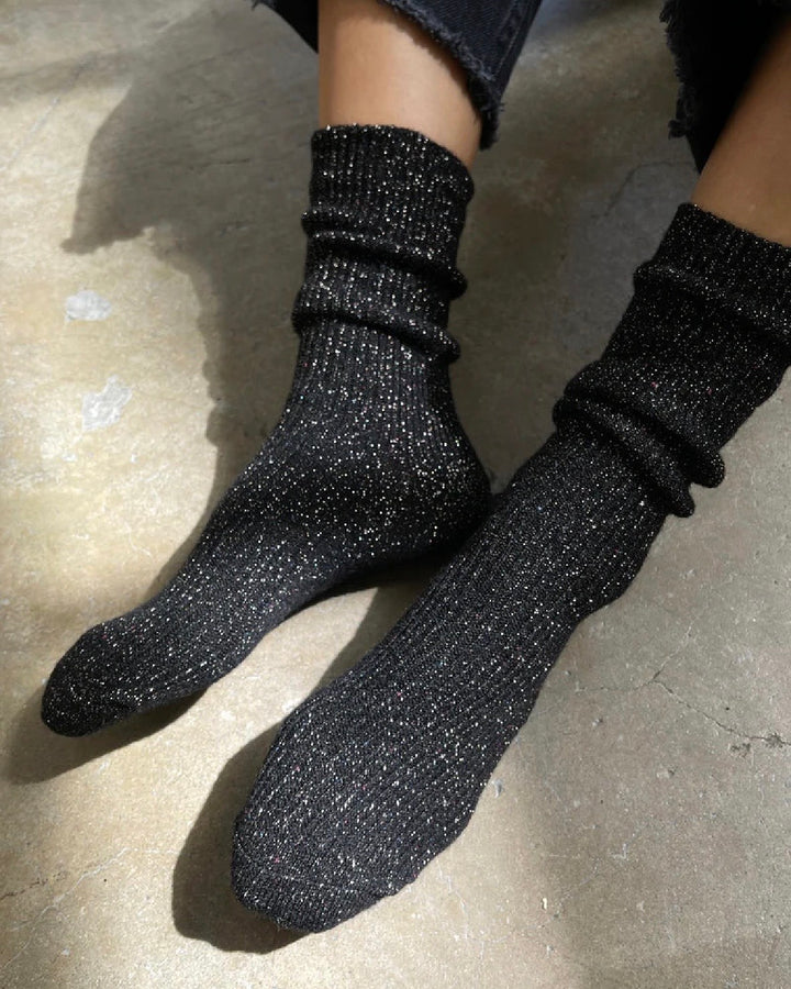 Le Bon Shoppe | Winter Sparkle Socks | Starry Night