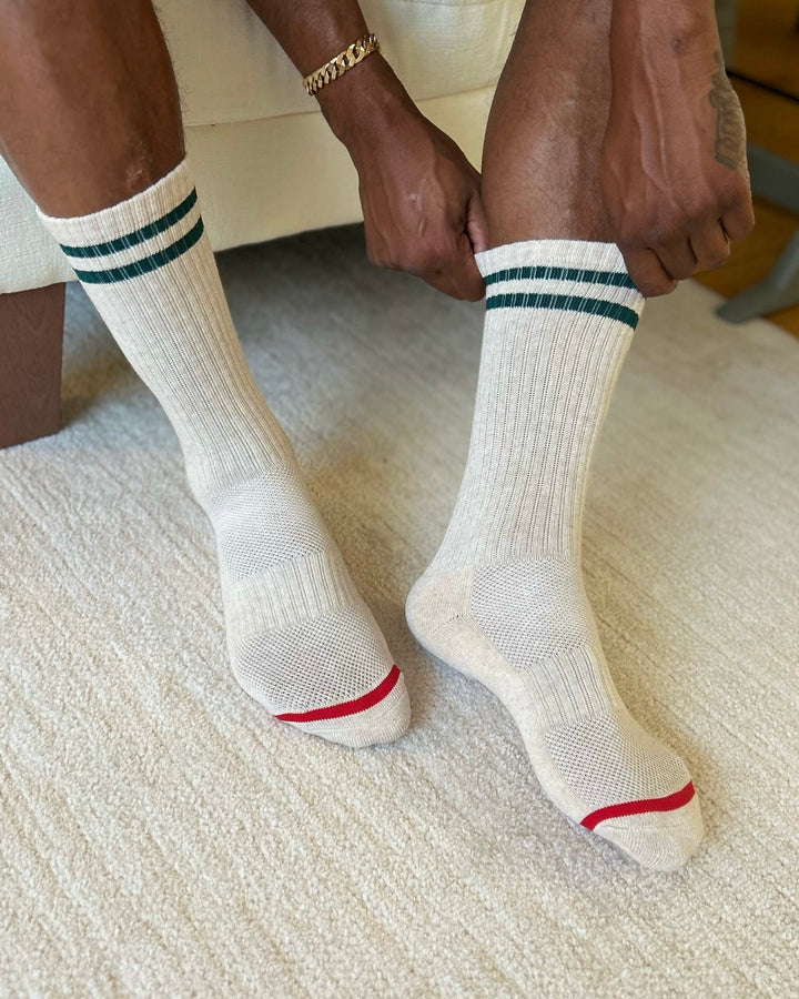 Le Bon Shoppe | Extended Boyfriend Socks | Oatmeal