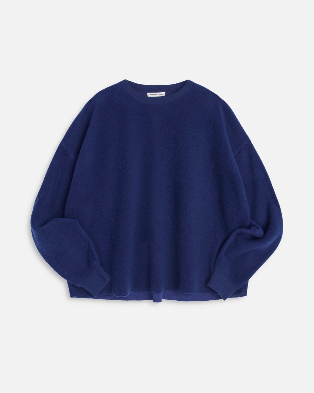YMC | Wool Cotton Studio Sweatshirt | Blue