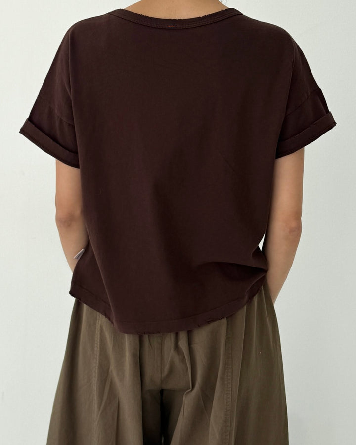 Le Bon Shoppe | Vintage Fille Tee | Dark Cacao