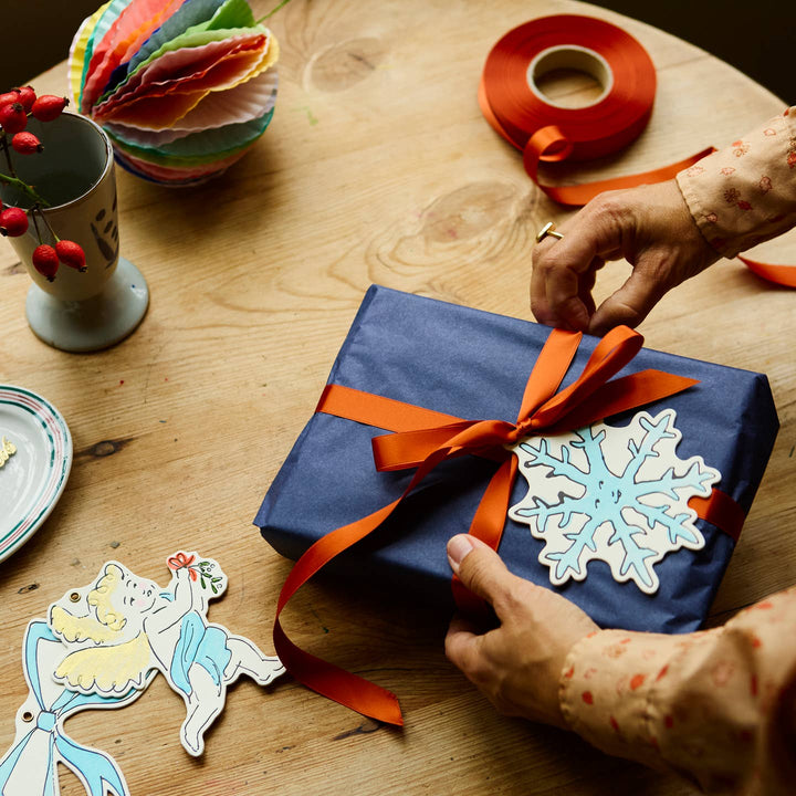 Scribble & Daub | Snowflake Christmas decoration