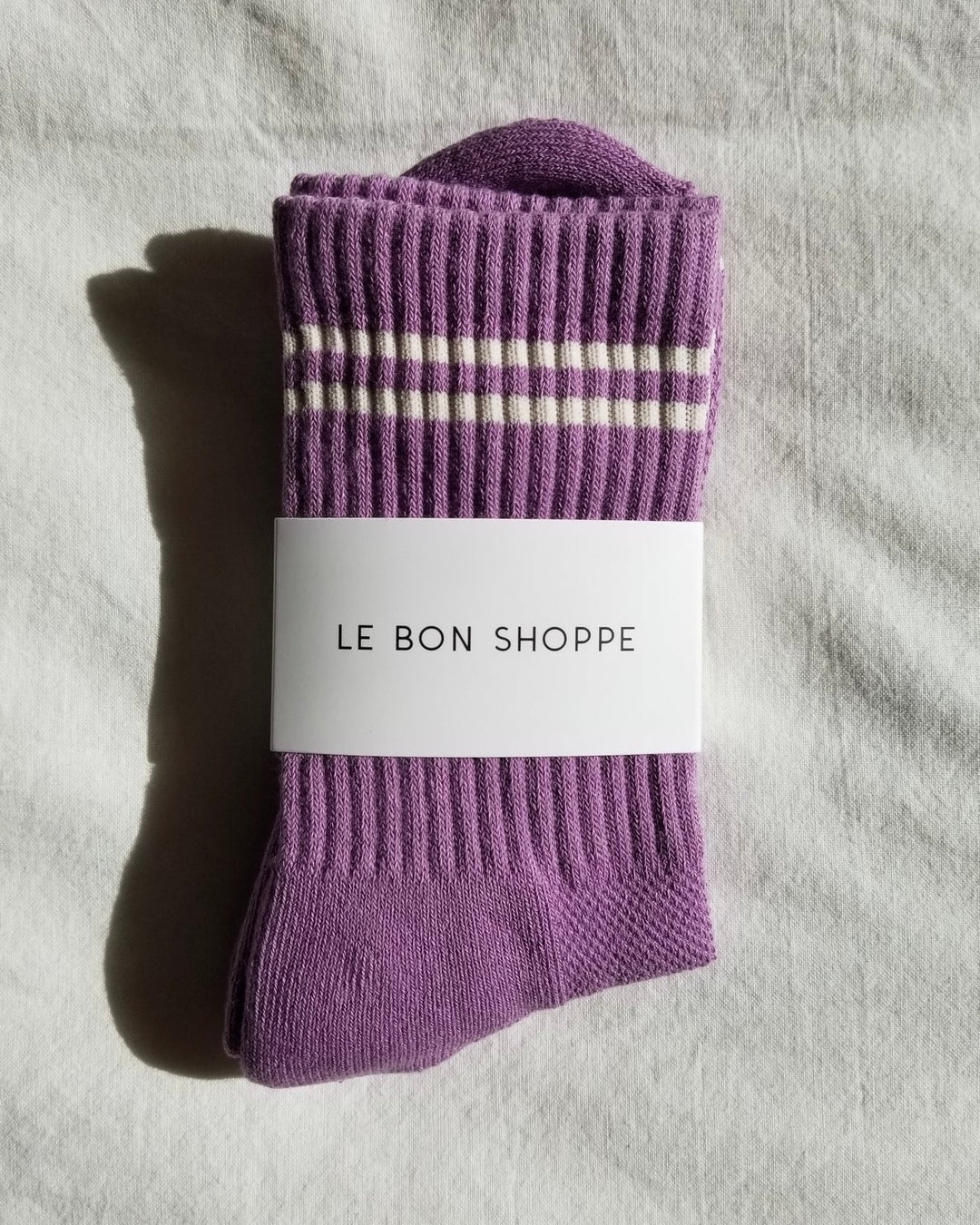 Le Bon Shoppe | Boyfriend Socks | Grape