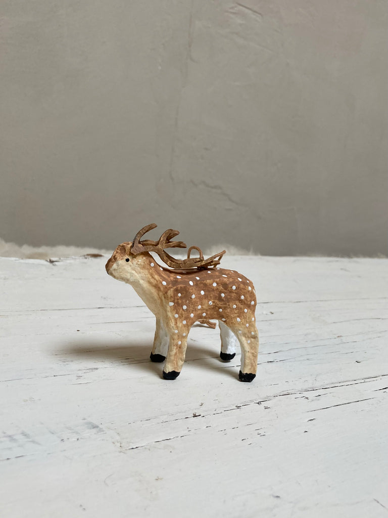 Fog Linen | Paper Mache Decoration | Deer