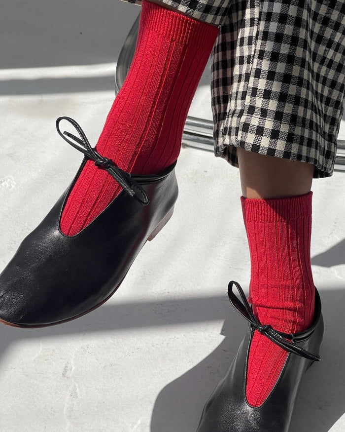 Le Bon Shoppe | Her Socks | Ruby Glitter