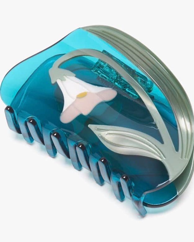 Winona Irene | Alba White vine flower claw | Teal
