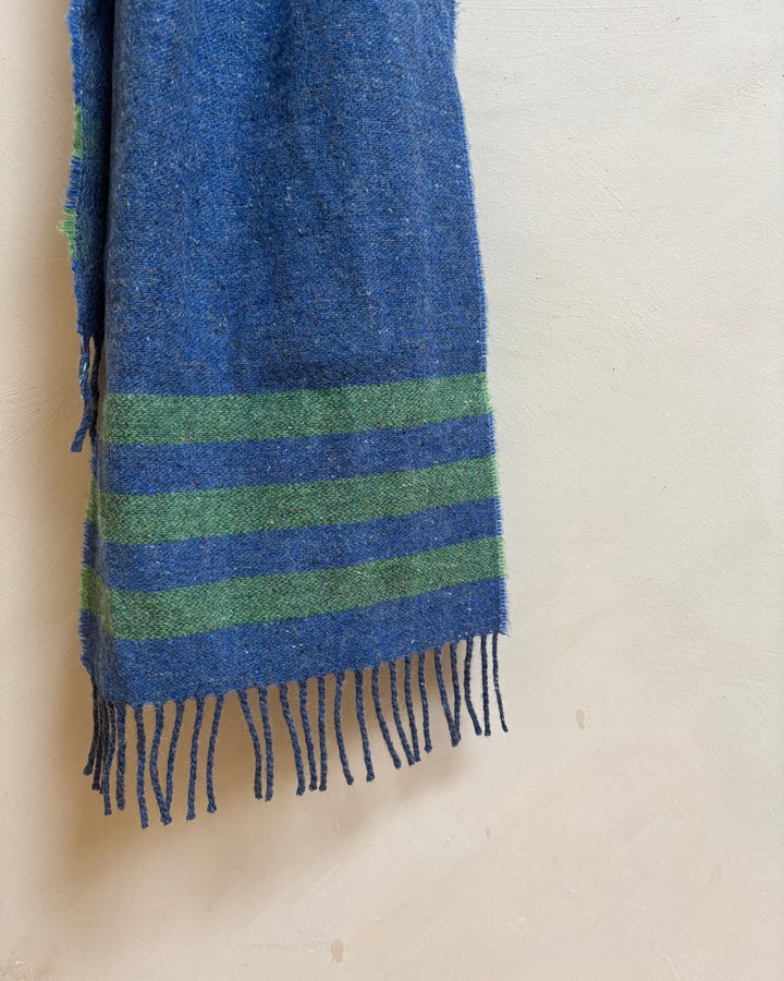 McNutt | Unisex Forever Lambswool Scarf | Ocean Stripe