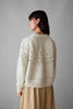 Toast | Textured Yoke Wool cotton sweater | Bone