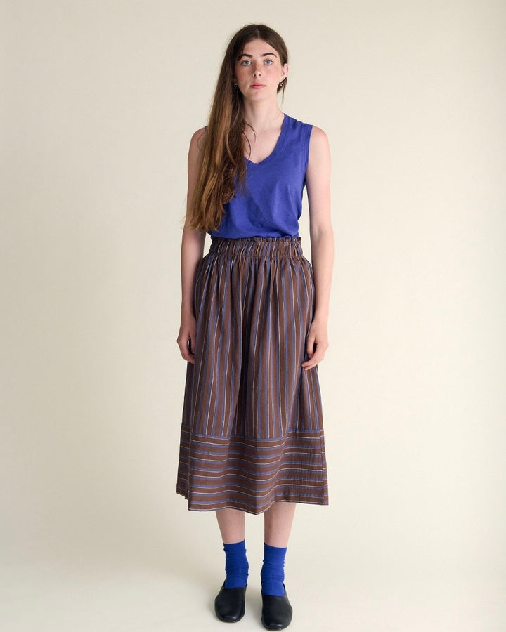Sideline | Mickey Skirt | Chocolate Stripe