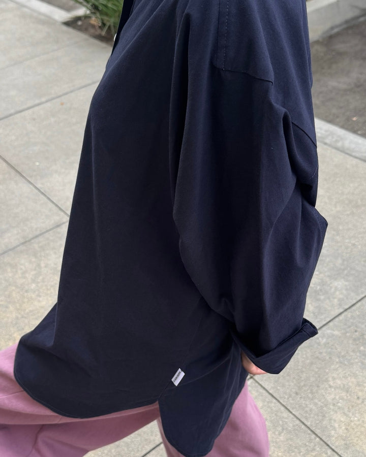 Le Bon Shoppe | Lightweight Owen shirt | Navy