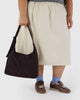 Baggu | Nylon Shoulder Bag | Chocolate Plum