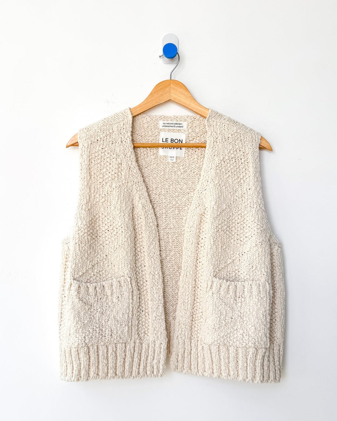 Le Bon Shoppe | Papa Cotton Vest | Natural