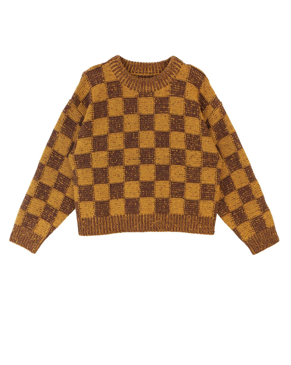LF Markey | Bjorn Knit Jumper | Chessboard