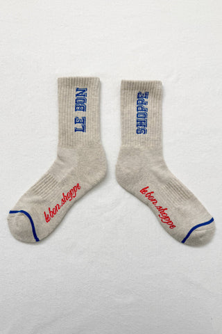 Le Bon Shoppe | Preppy Socks | Ice Blue