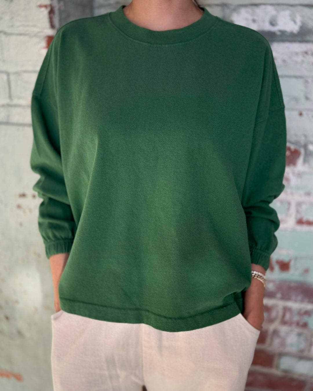 Le Bon Shoppe | Naturelle Tee | Moss Green