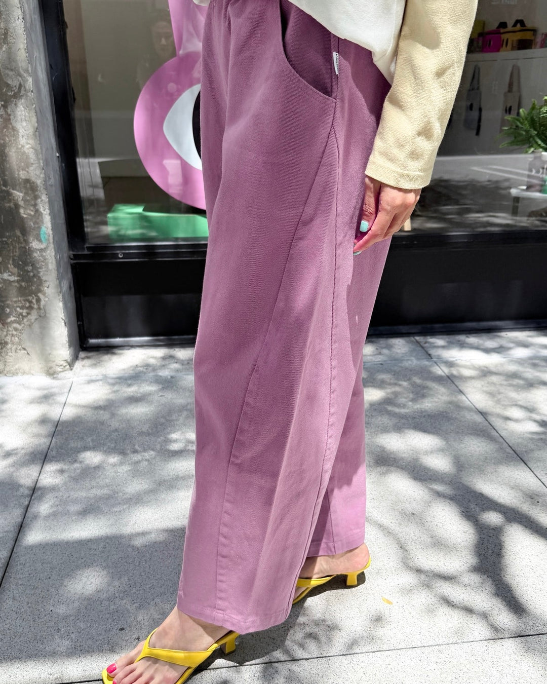 Le Bon Shoppe | Arc pants | Dusty lilac