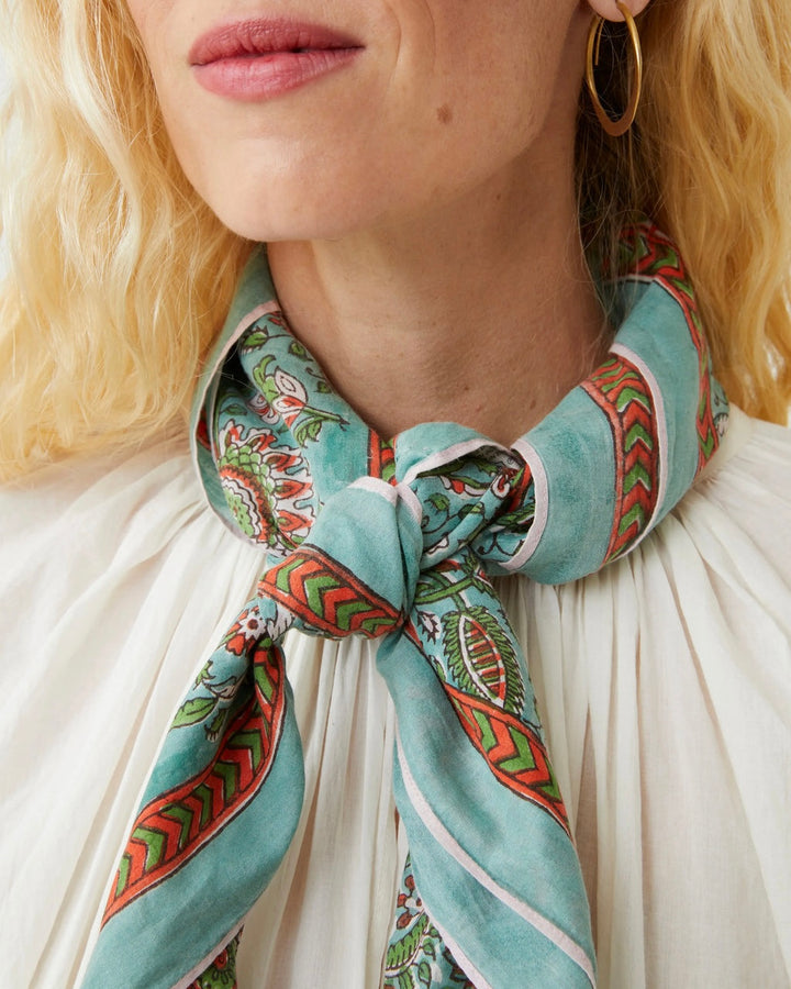 Moismont | Scarf Agra N°823 | Agate