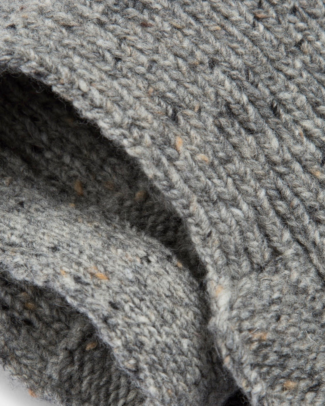YMC | Donegal Waffle Slot Scarf | Grey or Navy