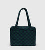 Baggu | Small Cloud Carry On | Navy Green Check