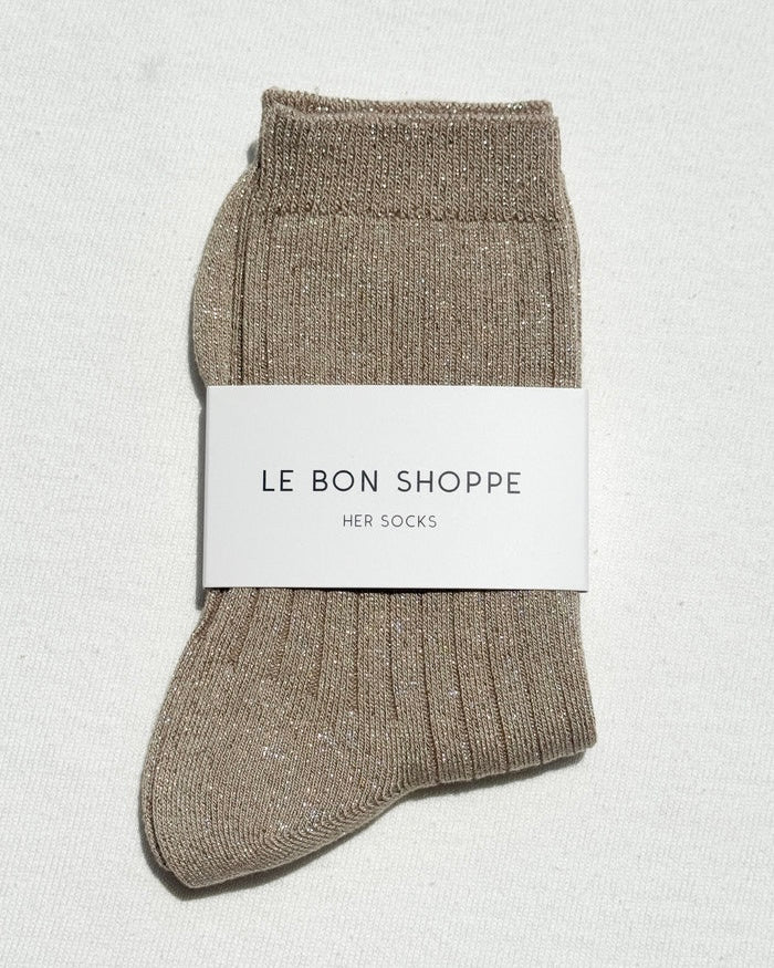 Le Bon Shoppe | Her Socks | Ash Glitter