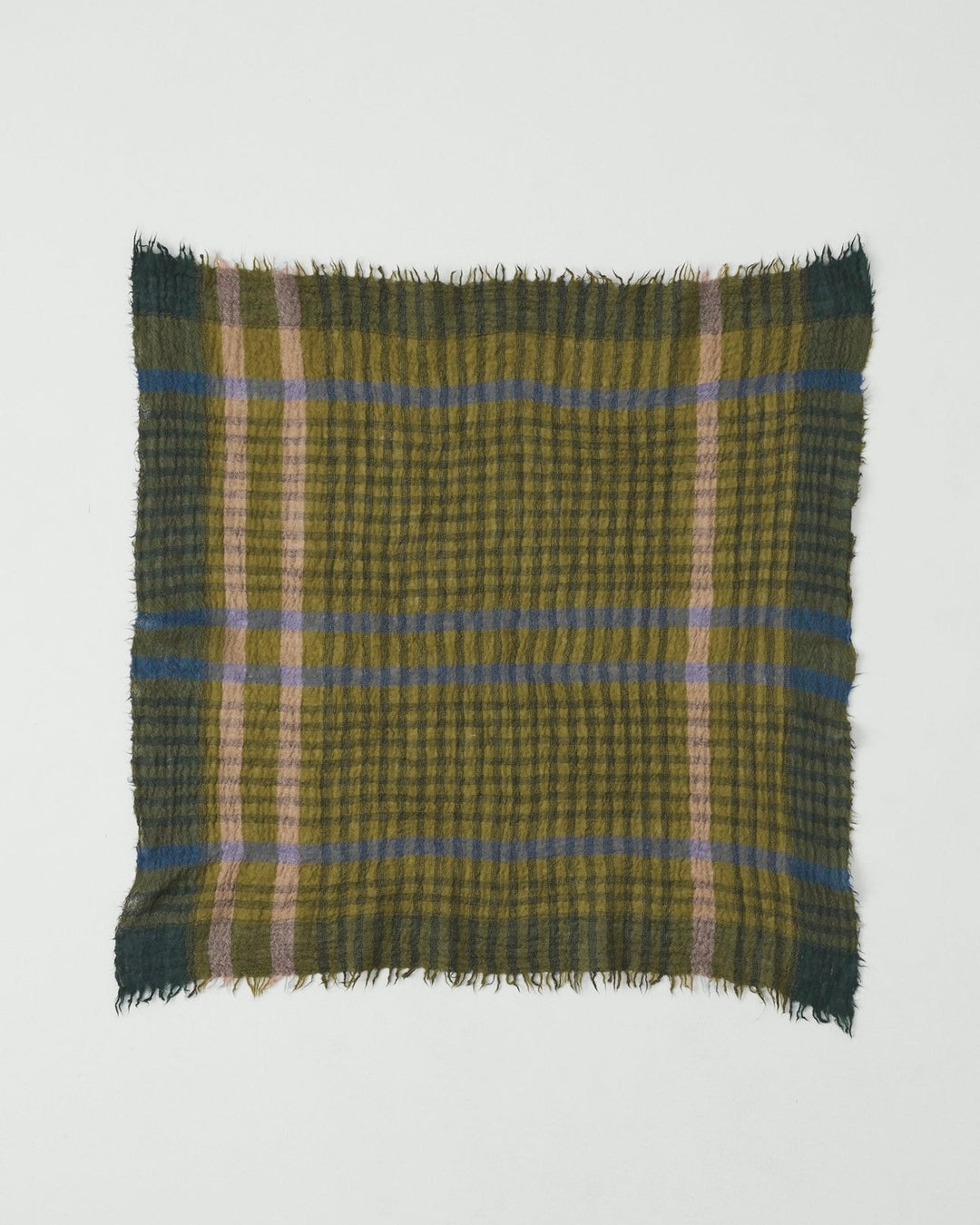 Toast | Pantry Check Boiled wool scarf | Olive