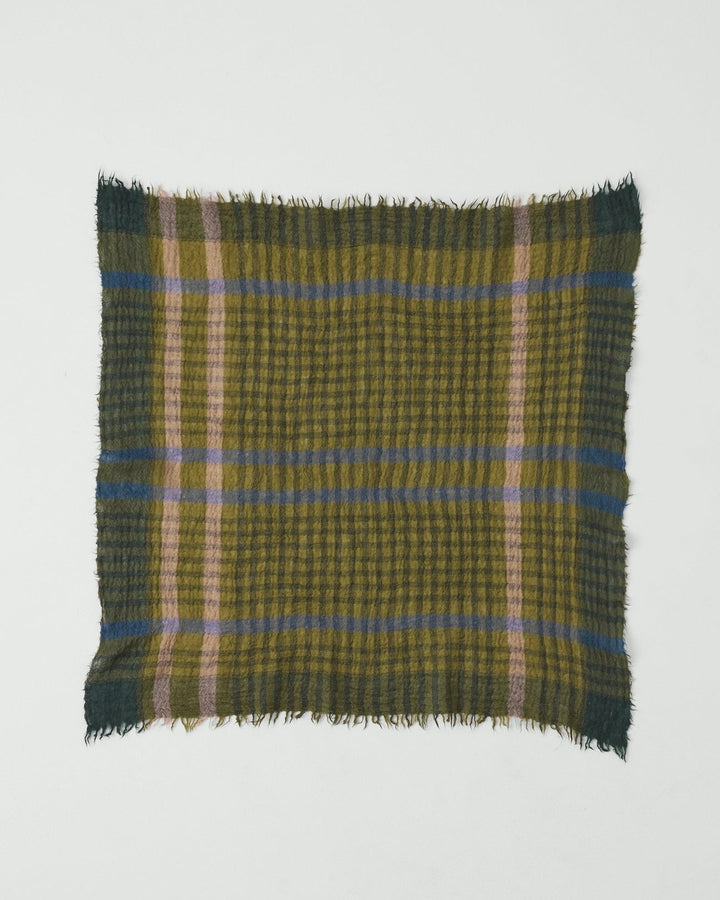 Toast | Pantry Check Boiled wool scarf | Olive